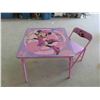 Image 1 : Kids Table 24'' x 24'' x 20'' with Chair , Stuffys, Wood Train with Blocks & More 