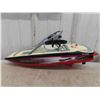Image 2 : (2) Remote Control Speed Boats with Remotes - Larger One Measures 17'' x 7'' x 8''
