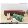 Image 1 : Black and Decker Drill Bit Sharpener Works , Metal Tool Box , Wood Tool Box 36''