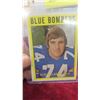 Image 2 : 1972 Rob McLaren Winnipeg Blue Bombers Card