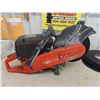 Image 8 : Husqvarna Gas Quickie Saw with Metal and Concrete Blades -Has Compression