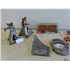 Image 1 : Jack Stands, Chevy Mud Flaps, Brake Shoes, New Old Stock Stainless Steel Halogen Fog 