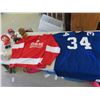 Image 1 : Winnipeg Bombers Jersey , Selkirk Fisherman Jersey and Pin ,  Hunter Fireman Boy 