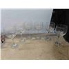 Image 10 : Vintage Husky and Castrol Tins , Tail Light, 6 Wine Glasses, 5 Wine Me Up Glasses 