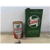 Image 2 : Vintage Husky and Castrol Tins , Tail Light, 6 Wine Glasses, 5 Wine Me Up Glasses 