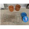 Image 8 : Rustic Picture Frame 27 1/2'' x 11'' , Coasters, 7 Fabric Place Mats , Candles and Holders, 