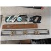 Image 2 : Vintage Tools: Level, Squares, Wrenches, Door and Window Hardware & More 
