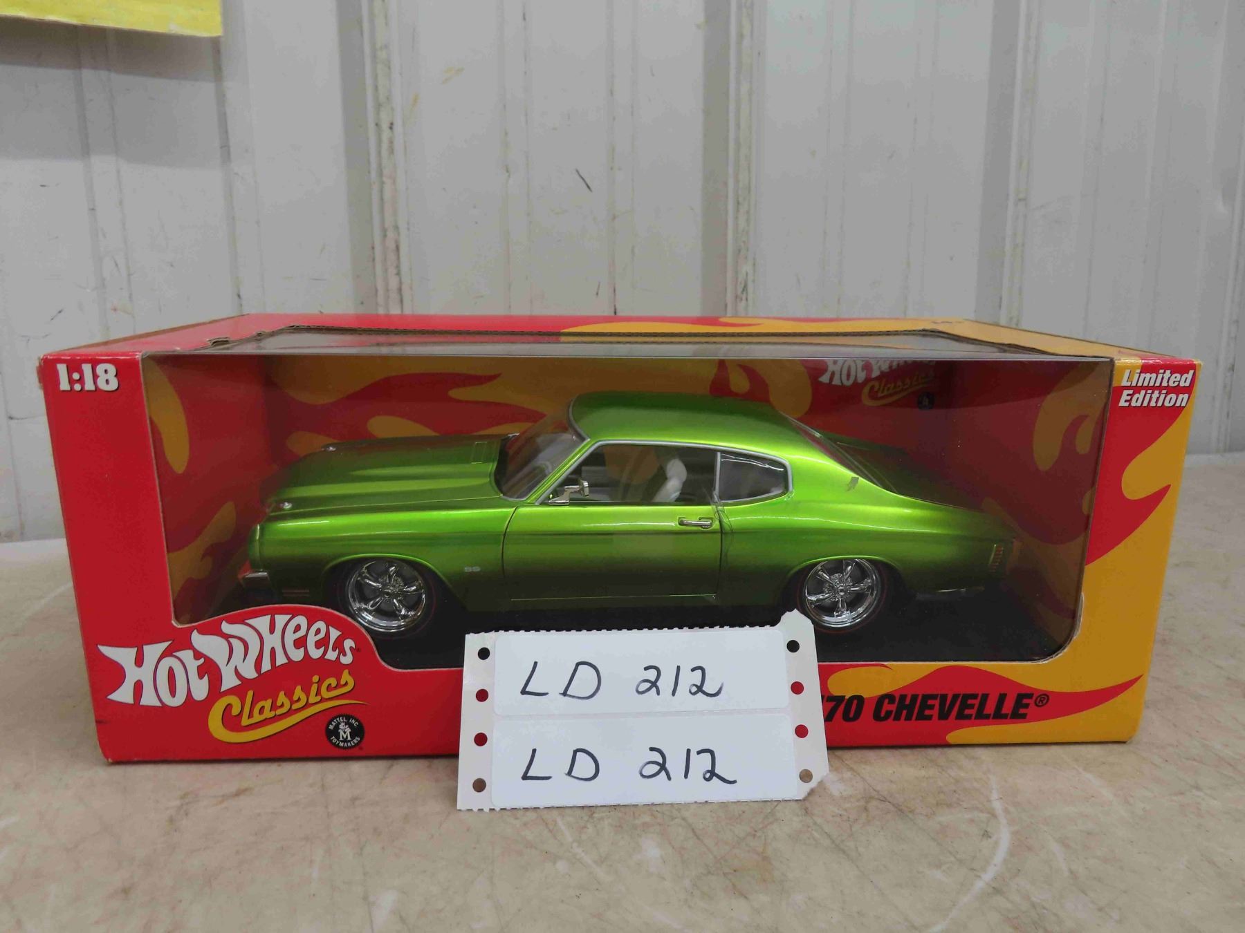 Hot Wheels Diecast Limited Edition 1970 Chevelle SS Scale 118