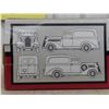 Image 4 : 3 New Diecast Metal Lockable Coin Banks : 1936 Dodge Panel Scale 1:28 , 1955 