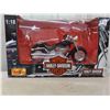 Image 4 : 5 Diecast Motorcycles: 2 Harley Davidson in Box Scale 1:28 , 1 Honda, 1 Harley & 1 Other
