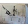Image 2 : Craftsman Gas 20'' Chainsaw 3.6/20 - Worked When Last Used 