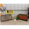 Image 1 : 52 Soda Bottles : Stubby , Double Cola , Squeeze Starlite Bottles, Stubby Gingerale & 