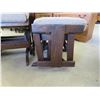 Image 8 : Light Brown Gliding Rocking Chair with Gliding Foot Stool - Cushions Recently
