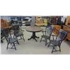 Image 1 : Pedestal Table 30'' x 42'' with 4 Chairs 