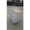Image 2 : Rolling 3 Tier Utility Cart 30'' x 18'' x 12'' 