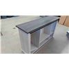 Image 2 : Modern Big Screen TV Stand with All Shelves 32'' x 54'' x 15''