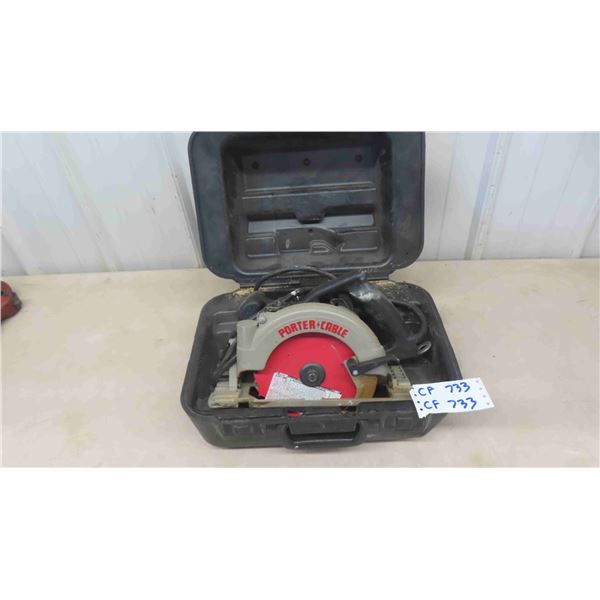 Porter Cable Power Circular Saw with Case