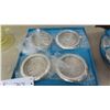 Image 6 : Depression Glass Pitcher and 5 Glasses, New Old Stock Binks Coaster/Ashtray