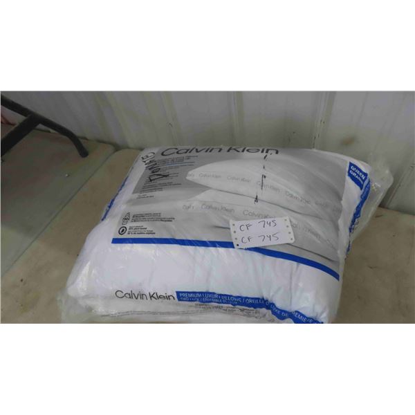 New Calvin Klein Queen Sized Pillows 