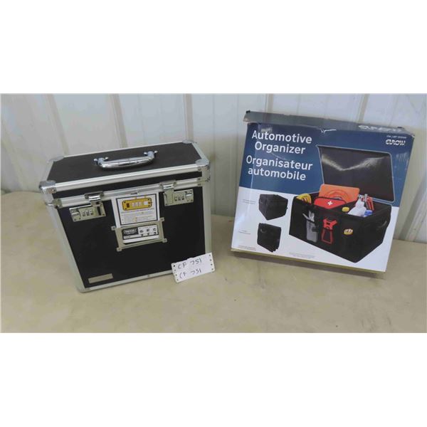 New Combo Lock Box 12'' x 13 1/2'' x 6 1/2'' , Automobile Organizer 