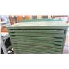 Image 2 : Vintage Painted Printer Press Cabinet 50'' x 36'' x 19'' 
