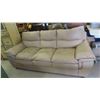 Image 1 : Leather/Leather-Style Couch 88'' Wide 