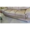 Image 4 : Leather/Leather-Style Couch 88'' Wide 