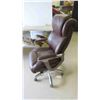 Image 5 : Leather Style Swivel Office Chair 