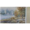 Image 5 : Framed / Signed Print 'On The Water Front'  J. Vanden Brick 35'' x 30'' 