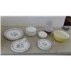 Image 1 : 40 Corelle Dishes, 2 Pyrex Mixing Bowls 