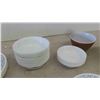 Image 3 : 40 Corelle Dishes, 2 Pyrex Mixing Bowls 