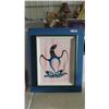 Image 1 : Native Painting by Eddie Kakepetum 22'' x 34''
