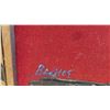 Image 3 : Blue Nose Art on Velvet 39'' x 21'' 
