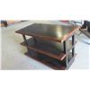 Image 4 : 3 Tier Shelf 28'' x 46'' x 24'' , Entertainment Stand 