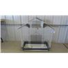 Image 1 : Like-New Bird Cage 30'' x 28'' x 15'' with 4 Doors, 2 Perches & Swing 