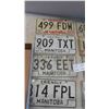 Image 2 : 20 Manitoba License Plates 