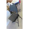 Image 2 : Folding Table 23 1/2'' x 47'' with 1 Folding Chair 