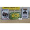 Image 1 : Farm Implement Tin Signs 12'' x 8'' : Massey Ferguson Parking, John Deere, 