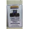 Image 3 : Farm Implement Tin Signs 12'' x 8'' : Massey Ferguson Parking, John Deere, 