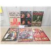 Image 1 : 6 New Old Stock Retro Rock Band Tin Signs 12'' x 8'' 