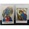 Image 2 : 10 Daphne Odjig Gallary Cards from her Estate 