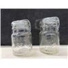 Image 23 : (35) Vintage Pint Size Fruit Jars with Lids 
