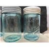 Image 4 : (35) Vintage Pint Size Fruit Jars with Lids 