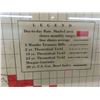 Image 2 : 1960s Canadian Interest Rate Fluctuation Framed Chart 