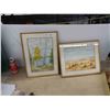 Image 1 : 2 Mantioba Artist Signed Watercolors 'Moose Lake' 14'' x 18'' 
