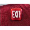 Image 2 : Vintage Exit Light Shade -Has Crack 