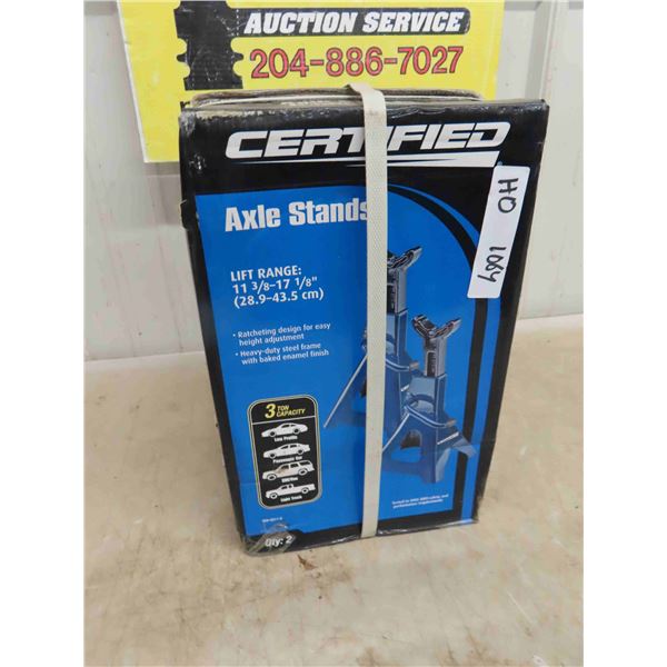 2 New Stabilizing Jacks /Stands 3 Ton