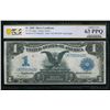 Image 1 : 1899 $1 Black Eagle Silver Certificate PCGS 63PPQ