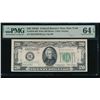 Image 1 : 1934D $20 New York FRN PMG 64EPQ