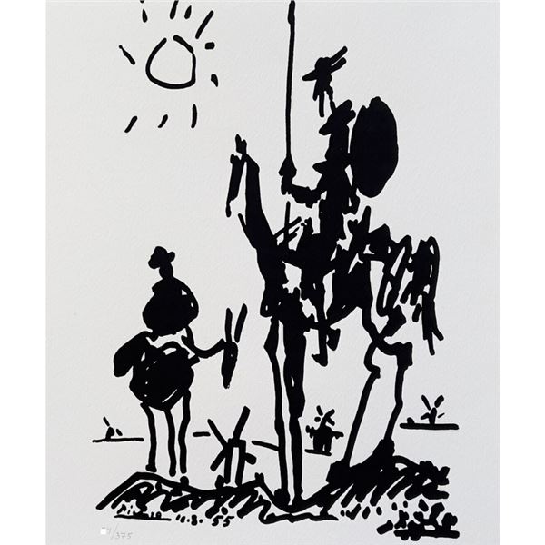 Pablo Picasso DON QUIXOTE Limited Edition Facsimile Signed Giclee